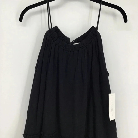 Treasure & Bond Tiered Halter Midi Dress Casual Summer NWT Size Small - Picture 4 of 11